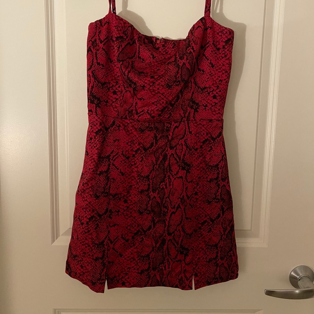 Must go! Moving SALE! Reformation Rattlesnake Red Mini Dress